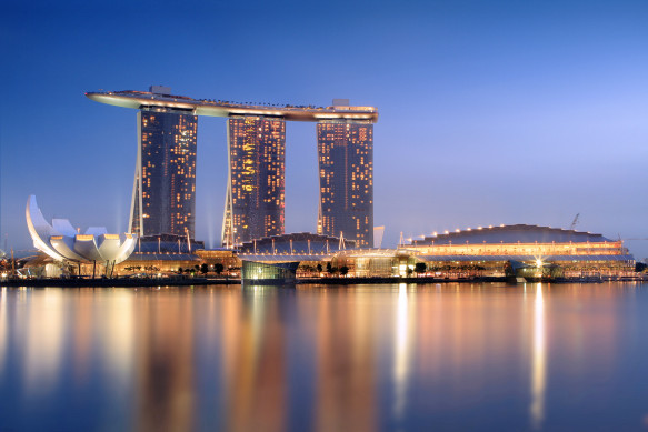 Marina Bay Sands, Singapur Foto: wikipedia