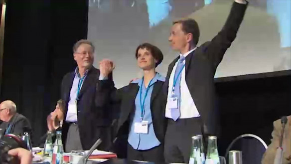 Urgestein: Konrad Adam, Frauke Petry, Bernd Lucke Foto Archiv